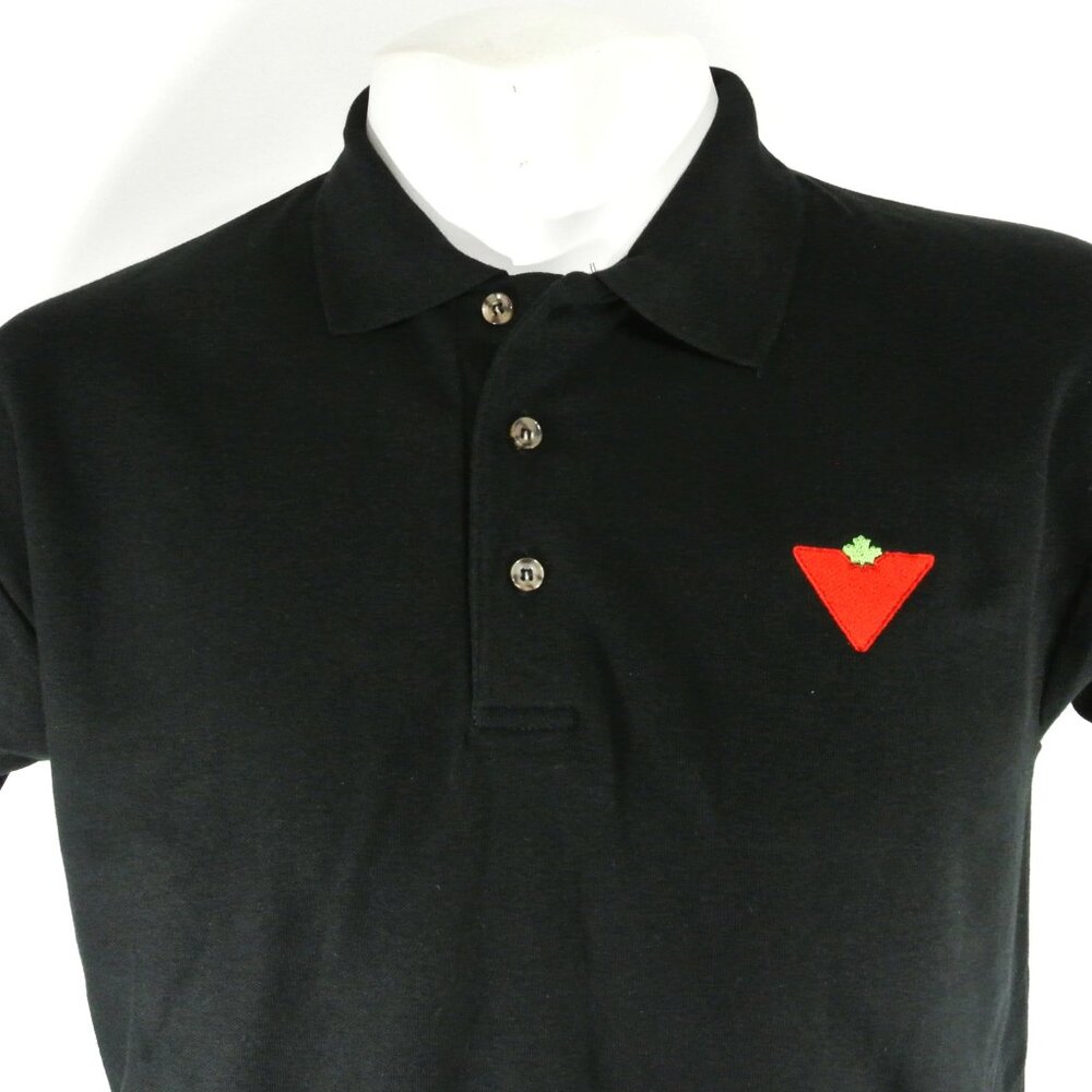 CANADIAN TIRE Store Employee Uniform Polo Shirt Black NEW Size XL - Picture 7 of 9